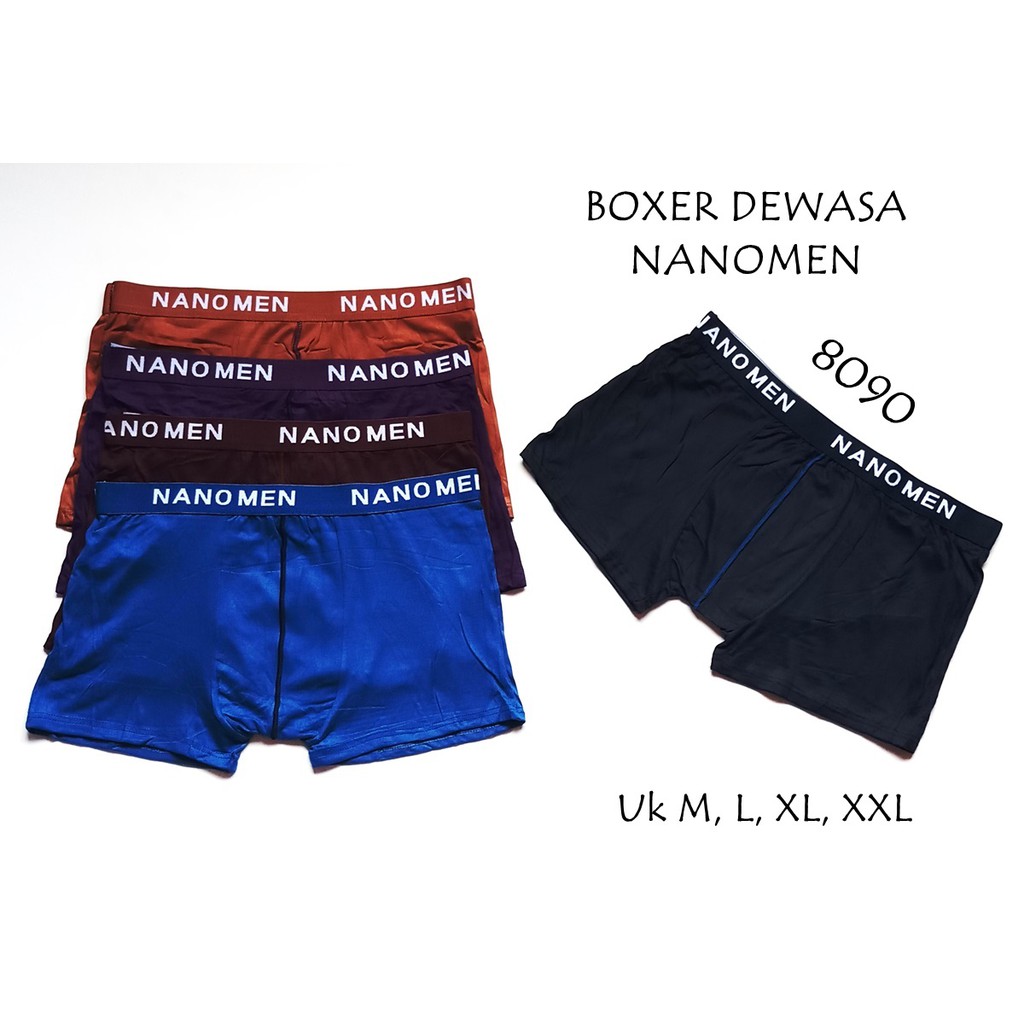 Boxer Pria / Celana Dalam Laki-Laki Dewasa (Ada Ukuran) - Satuan -