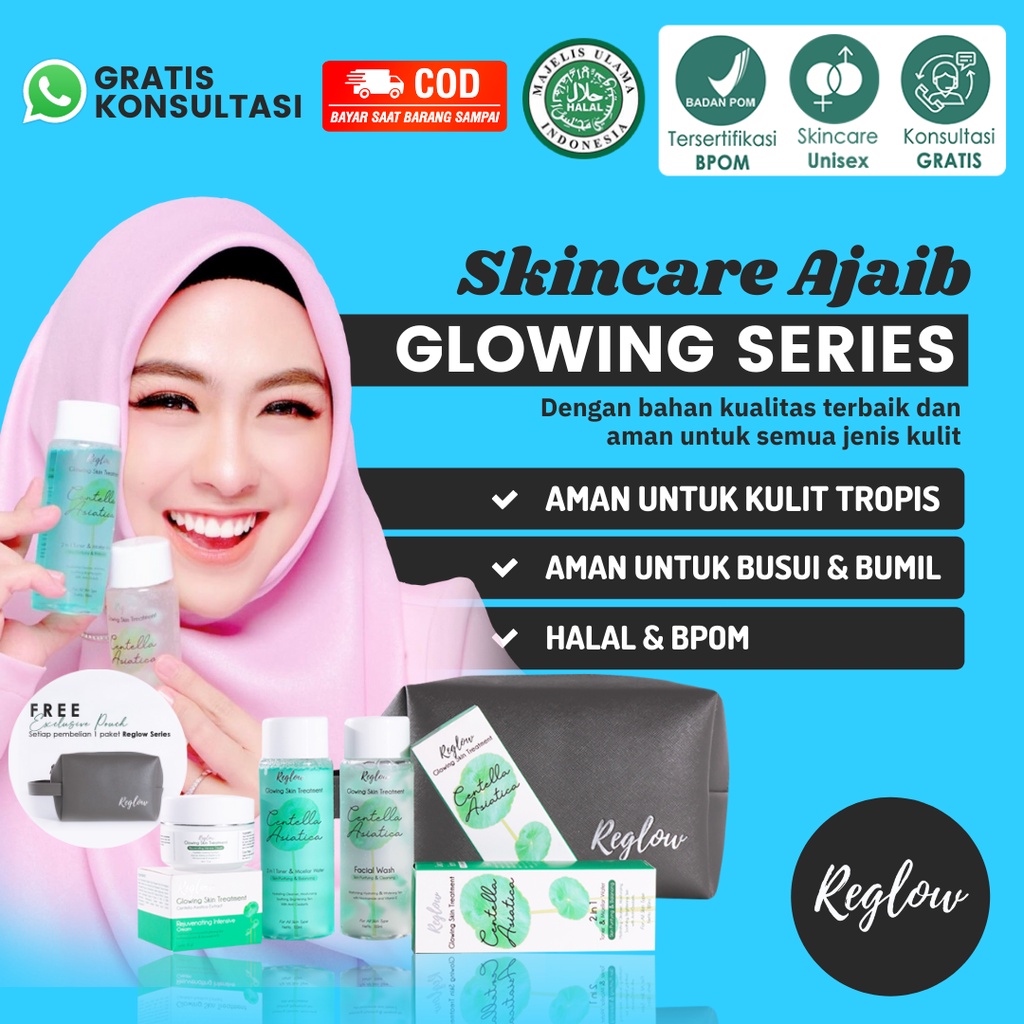 TERMURAH Paket Glowing Skincare Terbaik Reglow Original Aman BPOM / COD