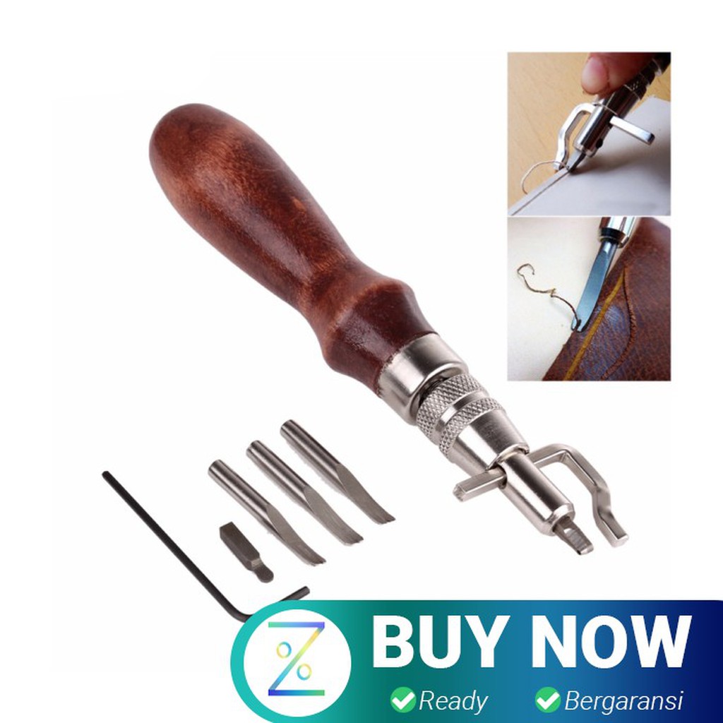 

Alat DIY Kulit 7 in 1 Leather Craft Stitching Sewing Tool Set - DK3001