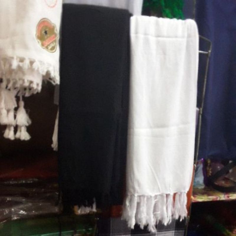 sorban laki laki polos surban rumbai shawl panjang 2 meter surban ridha solo bahan kaos katun