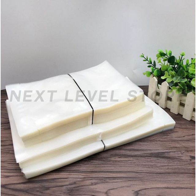 16x24 cm - Premium Vacuum Bag Plastic Plastik Sealer Polos Packaging