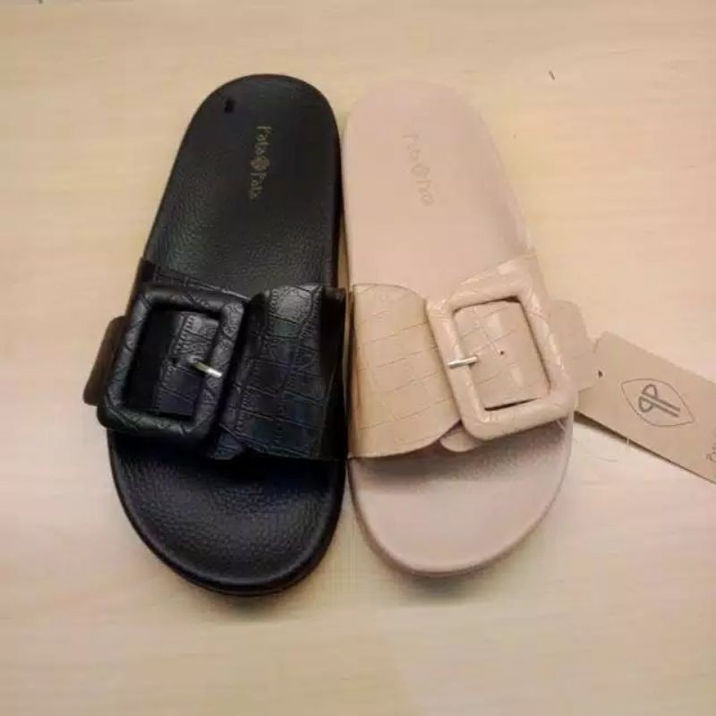 SANDAL BATA WANITA ORIGINAL MODEL SLOP BAHAN KARET