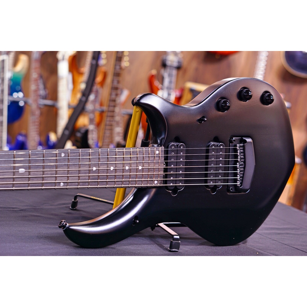 Ernie Ball Music Man John Petrucci Majesty 7 Electric Guitar - Stealth Black