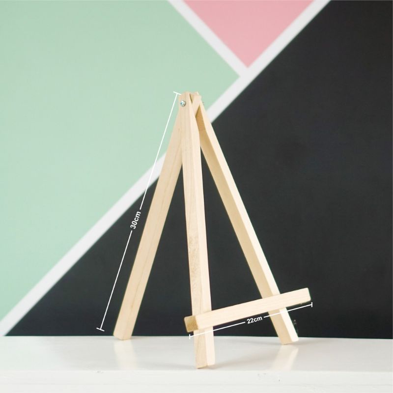 

Wooden Projects Stand Easel 30x22/ Stand meja Kayu Solid Penyangga foto