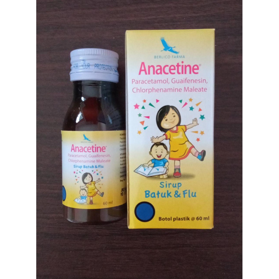 Anacetine - Obat Sirup Batuk dan Flu Anak