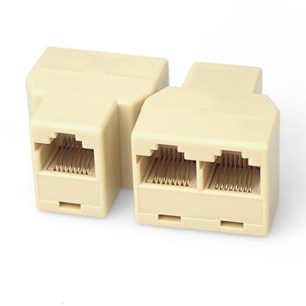 Jual Barel RJ45 UTP Cat5e Connector Double Dobel Konektor Sambungan Jaringan LAN Female To