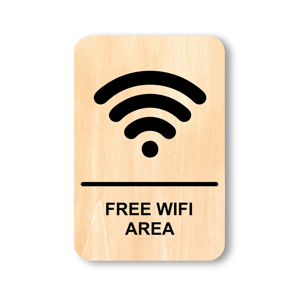 Diskon Signage - Free Wifi Area 150bZbfJGKOYN