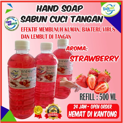 SABUN CUCI TANGAN 500 GRM BOTOL REFILL HAND SOAP HAND WASH - LEMBUT DI TANGAN