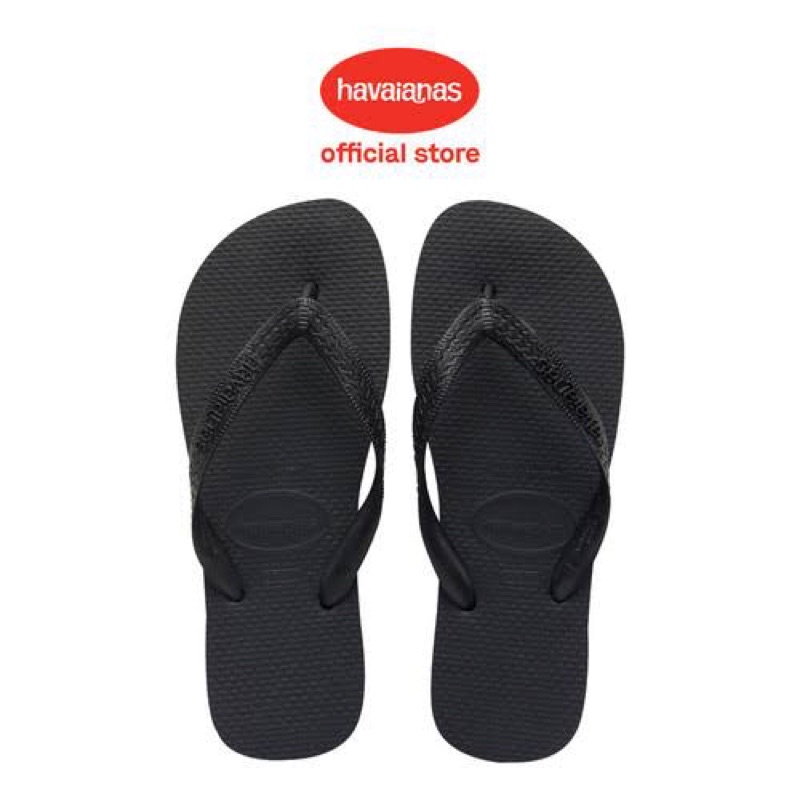 Havaianas top black Original hitam sandal