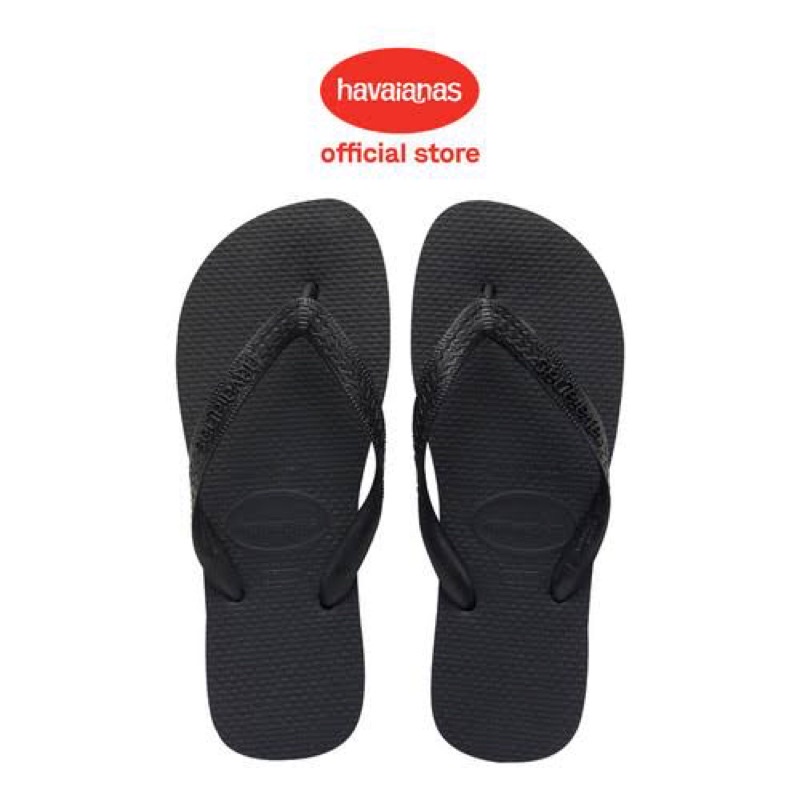 Havaianas top black Original hitam sandal