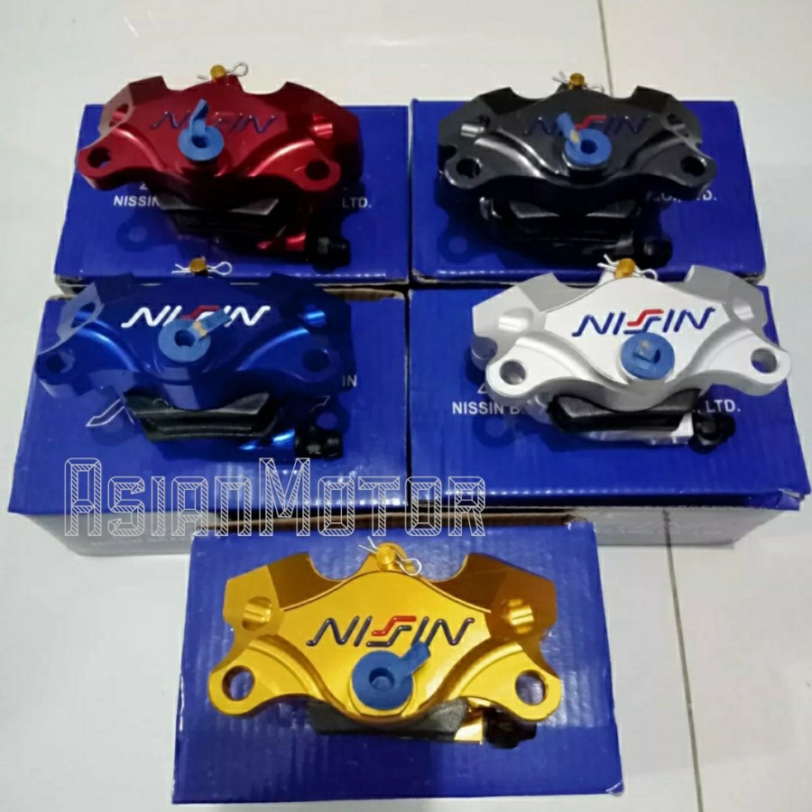 Kaliper Caliper Nissin Kepala Babi Nissin 2 Piston Universal Bisa Untuk Semua Jenis Motor