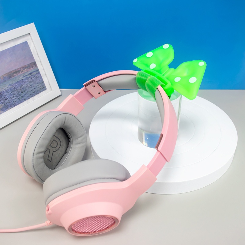 Bt Dasi Lucu Untuk Headphone Menggemaskan Headphone Ornamen Tempel