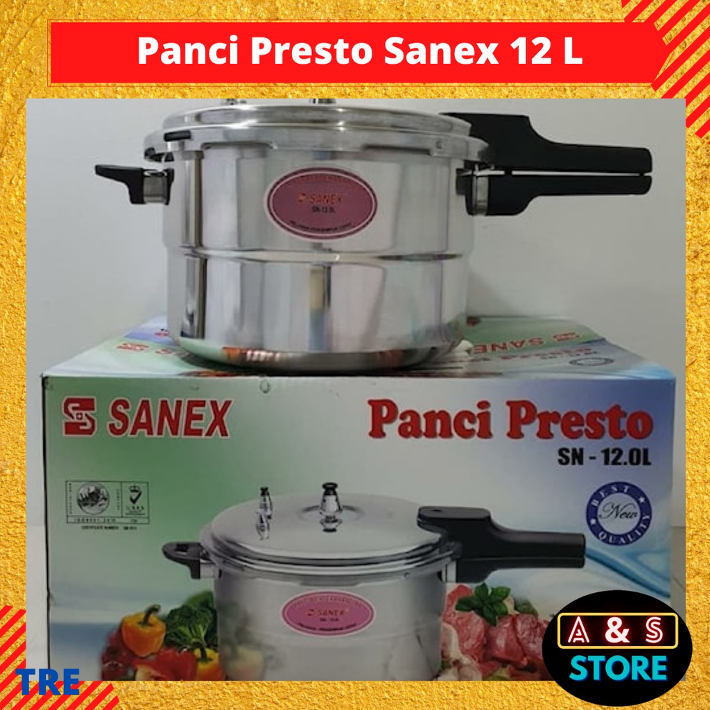 Panci Presto Sanex 12 Liter Stainless