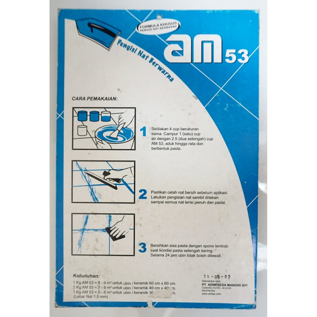 Semen Nat Keramik AM 53 / AM53 1 Kg