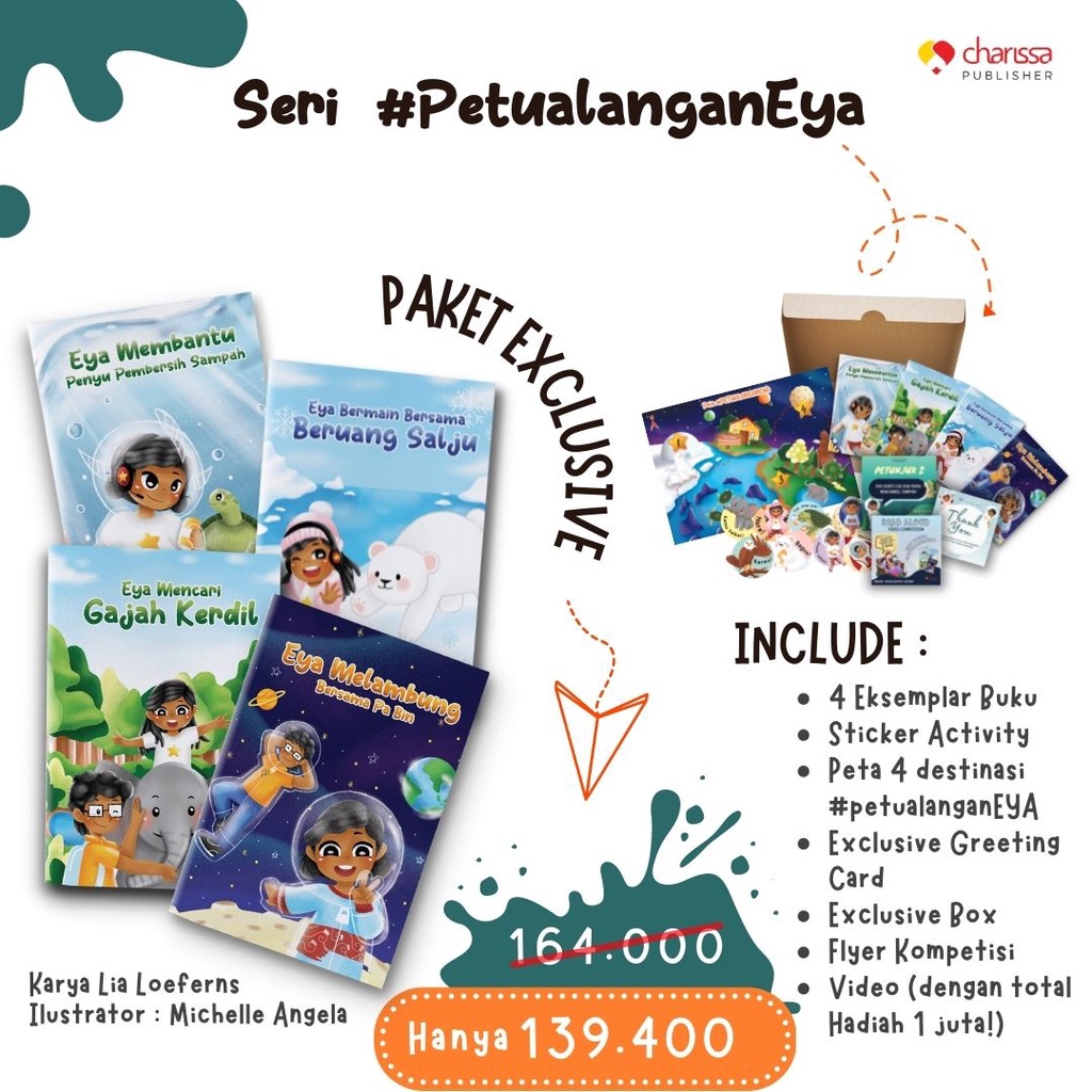 Charissa Publisher - Buku Cerita Anak : Seri Petualangan Eya-1