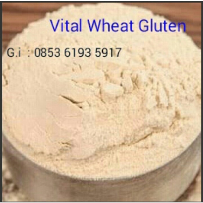 

D02D1 Vital Wheat Gluten Halal - 500 Gram / Tepung Gluten Organik Da01D100
