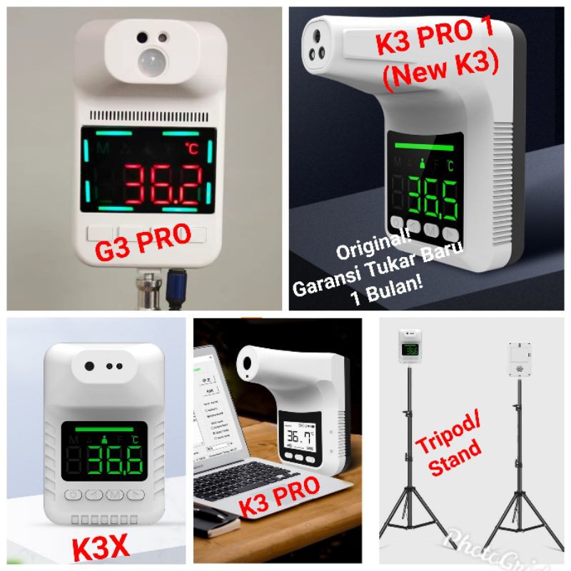 Termometer K3 K9 K3Pro Termometer Dinding Wall Thermometer Infrared