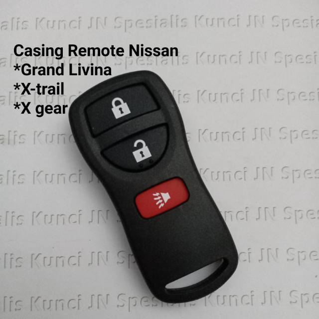 Casing remote nissan grand livina,x-trail ,xgear