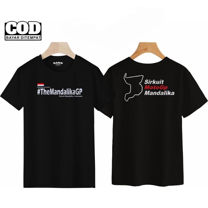 T-Shirt Kaos Distro Baju Mandalika GP Sirkuit/Sirkuit Mandalika / Moto GP Mandalika/ Lombok Indonesi
