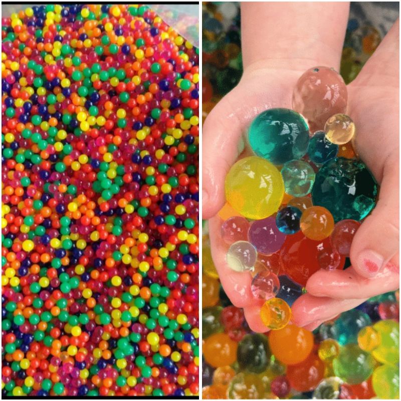 HIDROGEL / BOLA AIR / HYDROGEL / WATERBEAD / WATERBEADS / ORBEEZ WARNA MEDIA TANAM HIAS WATER BEAD MIX / WATER BEADS / PLAY SENSORY / PLAY SENSORI ANAK