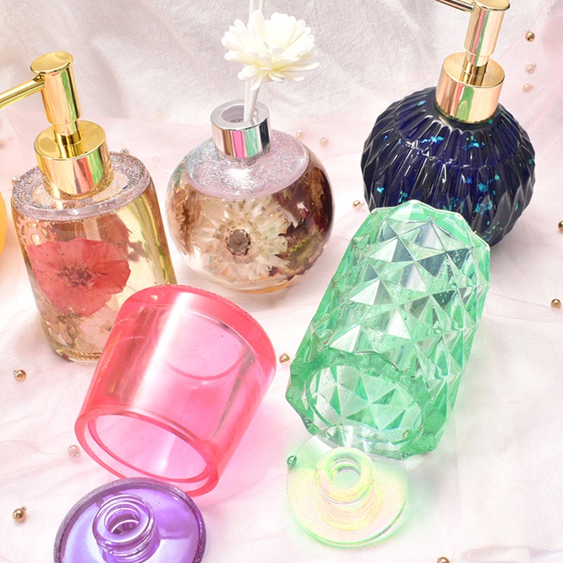 Siy Cetakan Epoxy Resin Bentuk Botol Parfum / Kosmetik Bahan Silikon Untuk Kerajinan Tangan Diy