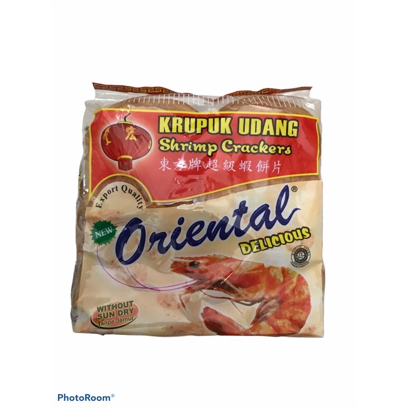 

Krupuk Udang Shrimp Crackers Oriental 500g