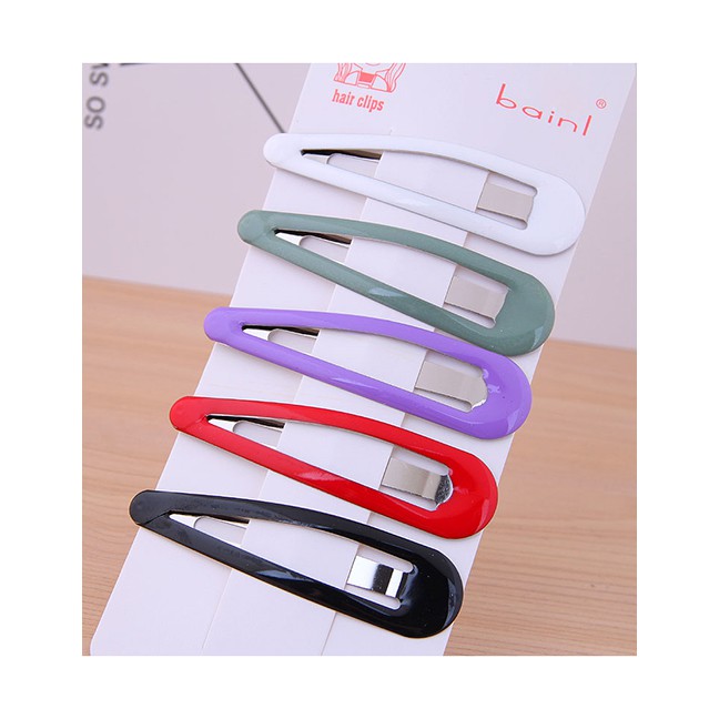 LRC Jepit Rambut Fashion Color Water Drop Hairpin A57938