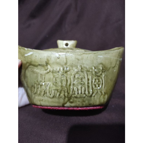 Sepasang mangkok china kuno retak 1000