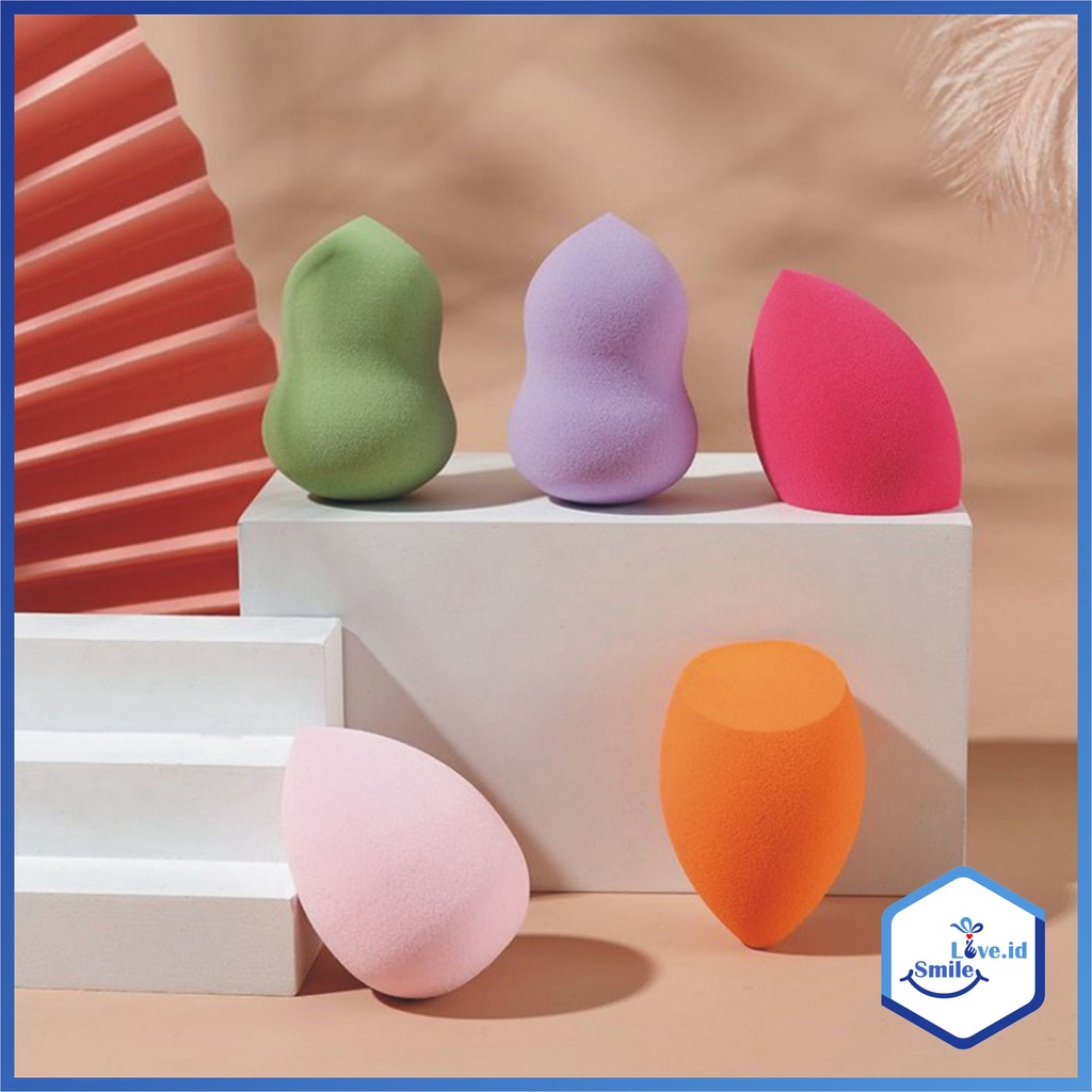 Smilelove Beauty Sponge Blender Teardrop Spons Blender Spons Make Up Tools CC001