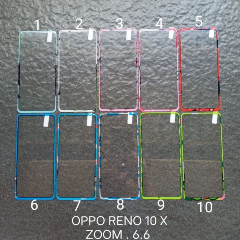Tempered glass Oppo Reno 10X zoom . Reno 10X . Reno 6.6 motif gambar karakter ( 2 motif ) anti gores kaca screen guard pelindung layar
