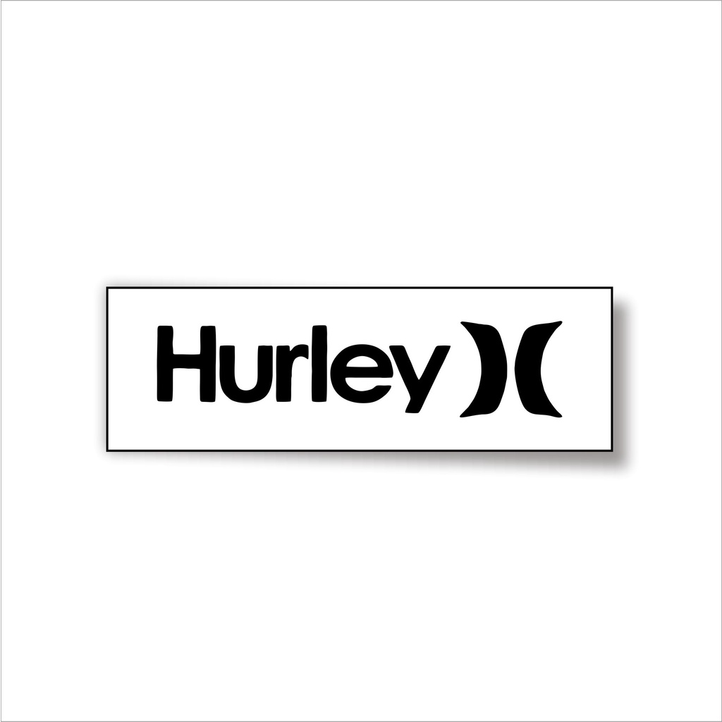 

Stiker brand stiker distro Hurley bahan graftac anti air