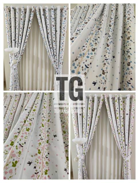 GORDEN BLACKOUT GORDEN JENDELA GORDEN BLAZER MOTIF BURUNG