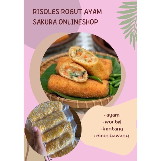 

RISOL MAYO RISOL ROGUT AYAM FROZEN ISI 5pcs