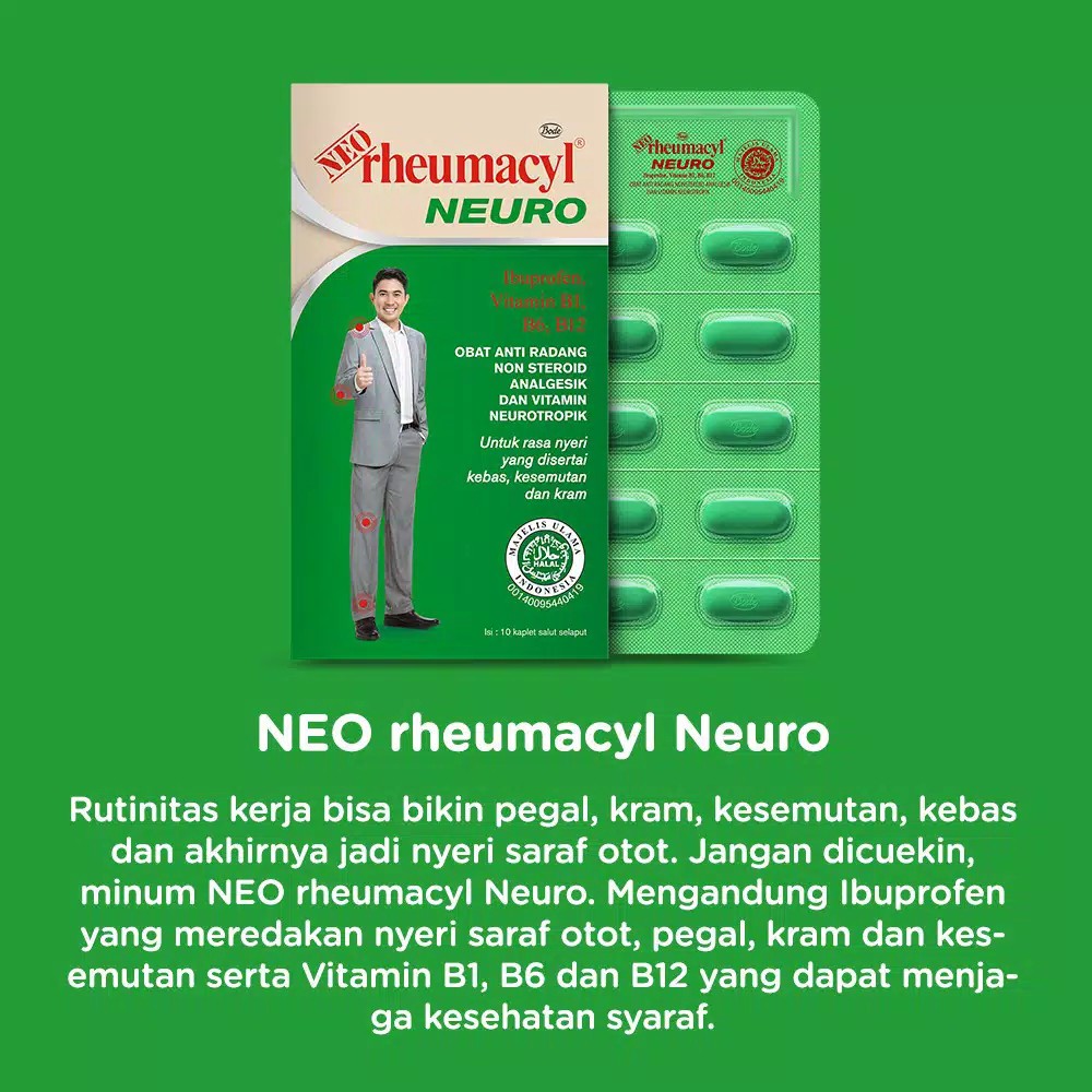 Neo Rheumacyl Neuro Strip 10 Kaplet