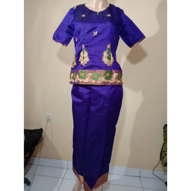 Setelan kebaya set baju pokko modern Toraja preloved second