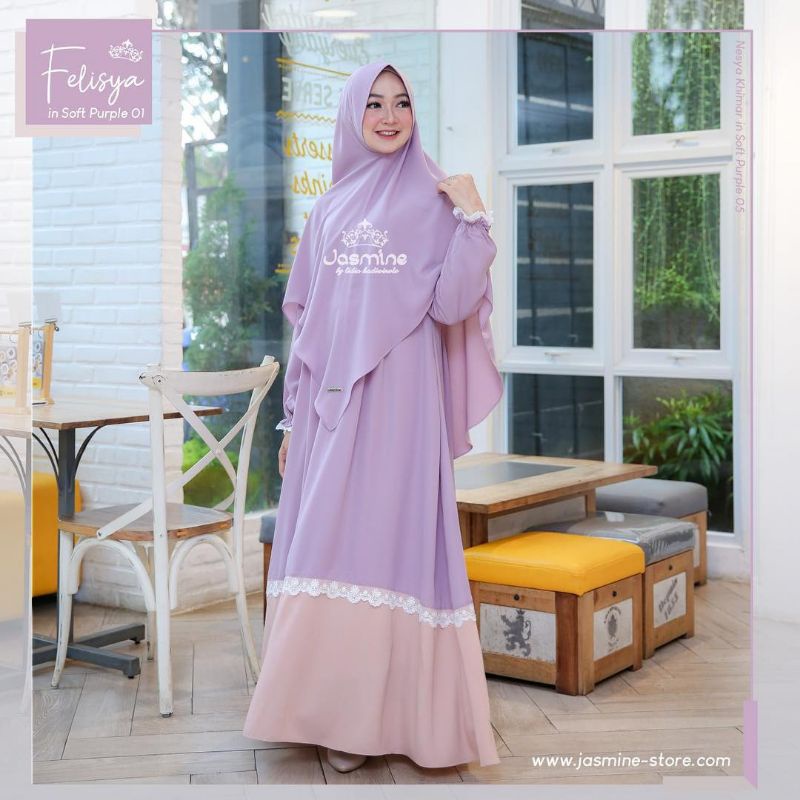 PRELOVED FELISYA SET SOFT PURPLE SIZE S by JASMINE LIDIA HADIWINOTO VVGC