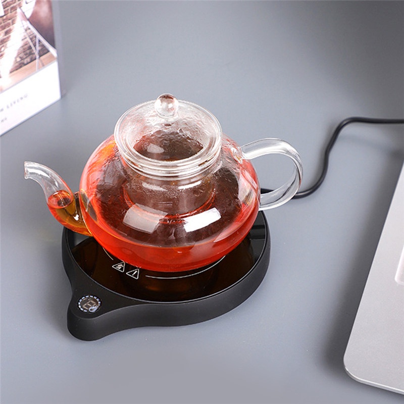 TK 200W Cup Heater Mug Warmer 100°C Hot Tea Boilers Warmer Coaster Temperature Adjustable Cup Heaters