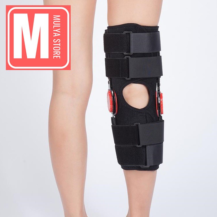 Soft Osteoarthritis Brace With ROM Hinged Knee Deker Penyangga Lutut