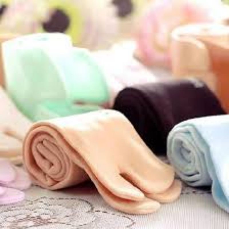 KAOS KAKI JEMPOL POLOS muslimah warna dikemas