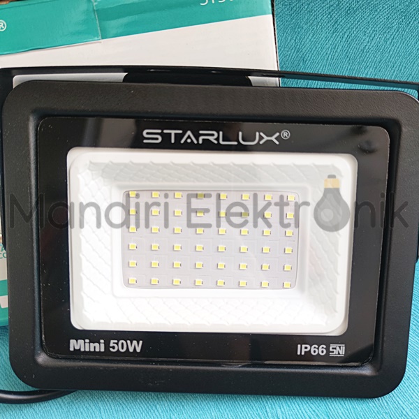 Lampu LED Sorot Tembak Taman Floodlight Outdoor 50W Starlux - Lampu Tembak 50 Watt Starlux ST5015