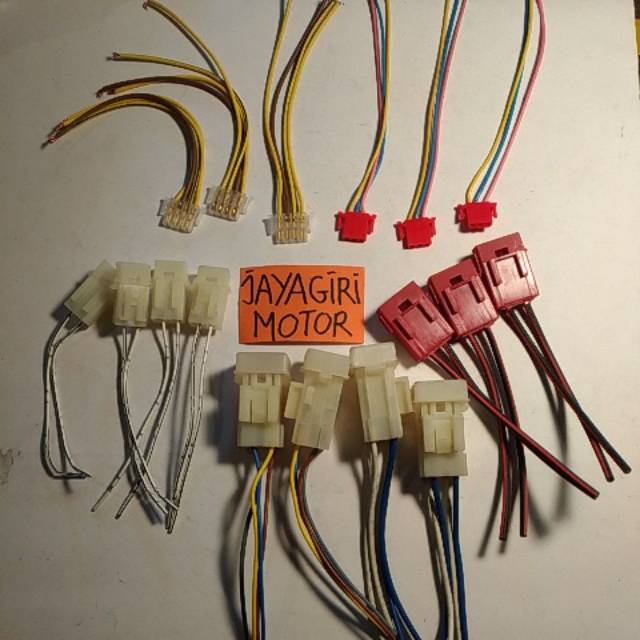 Kabel Dudukan Sikring Mio Karisma Revo Keramik Sekring Saklar Soket Socket 3 Kaki 4 Kaki Relay Skun