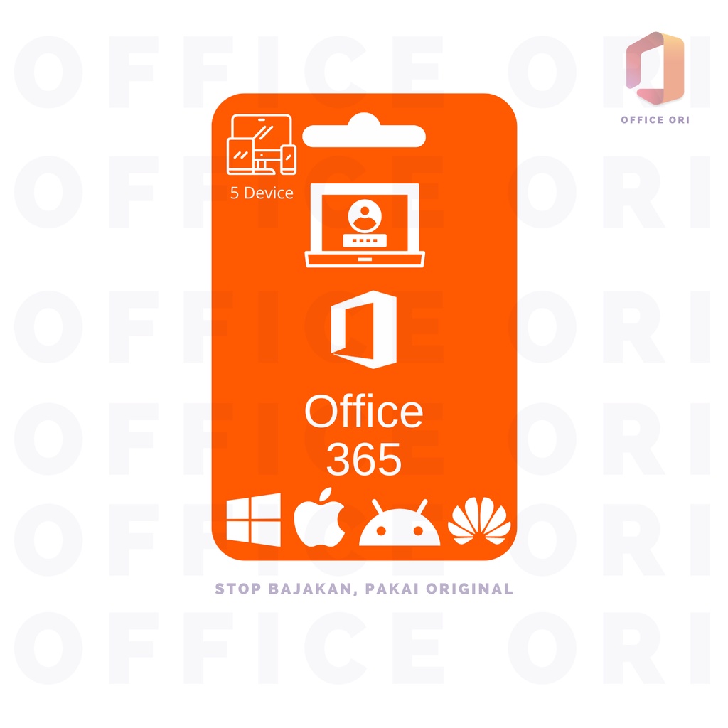 promo Microsoft Office 365 - 5 Perangkat (Windows, macOS / macbook, iOS, Android, Huawei) ORIGINAL | 1-2 Year