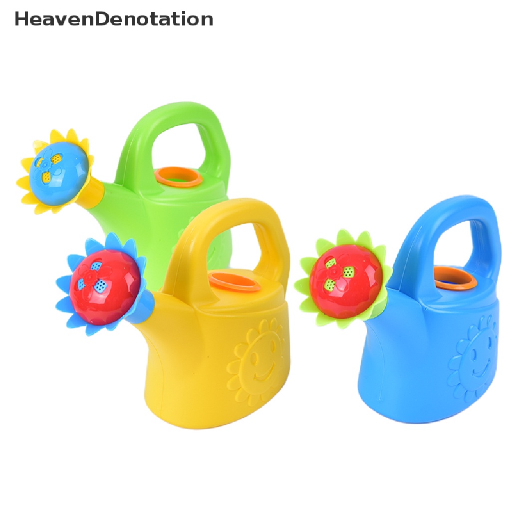 [HeavenDenotation] Sprinkler Watering Can Cute Cartoon Kids Plastic Flowers Bottle Beach Spray Toy