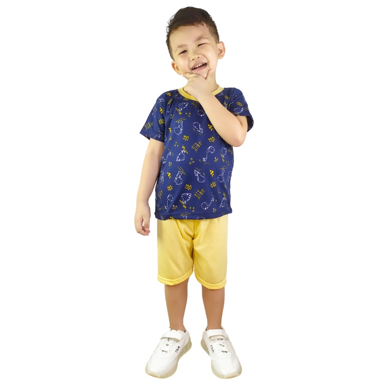 Top Kid Paket Hemat Grosir Isi 3 Pcs Baju Kaos Setelan Anak Laki-Laki Cowok 021