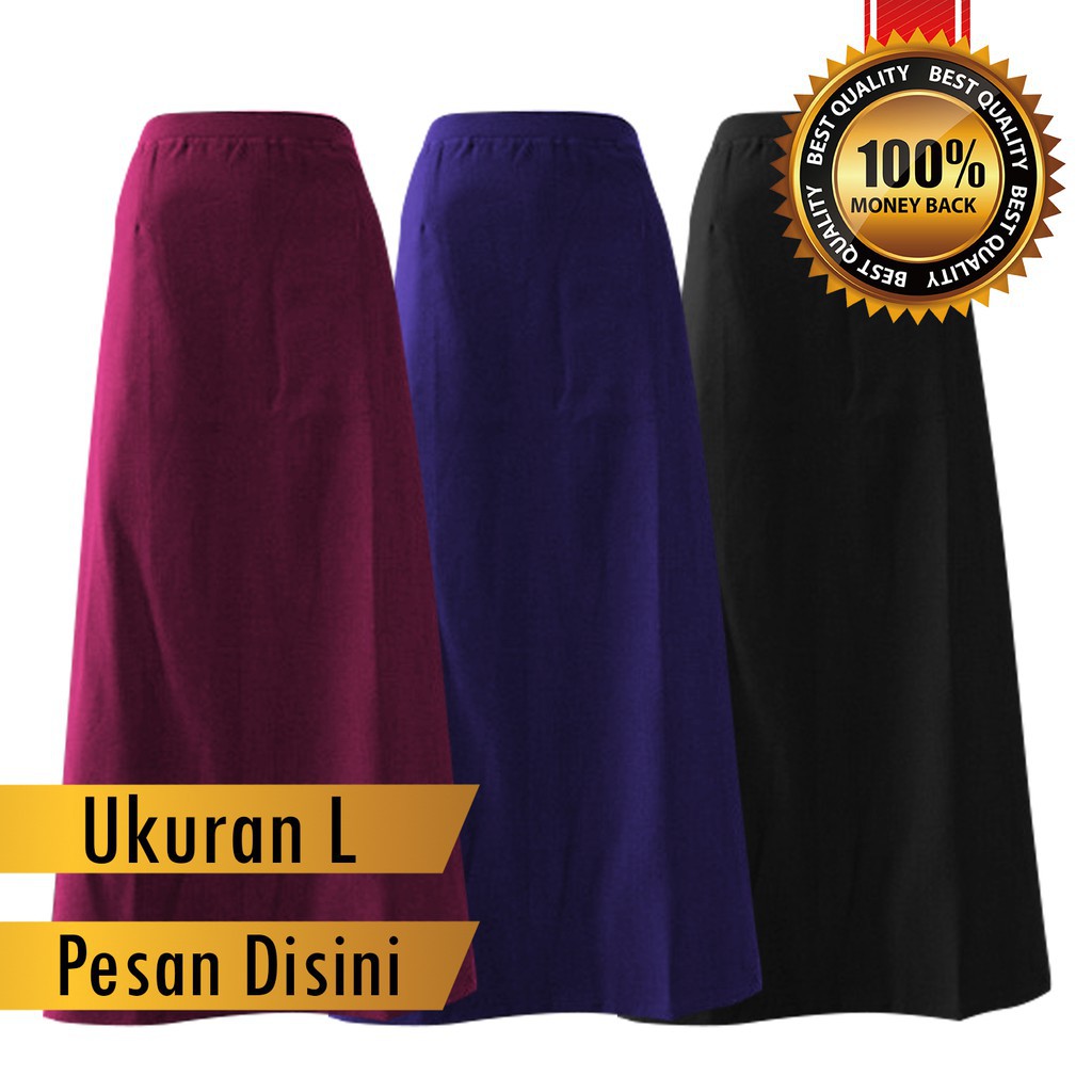 Rok Kerja Model A Full Karet-Rok Wanita-Rok Kantor-Rok Kerja-Rok Kuliah-Rok A 2021