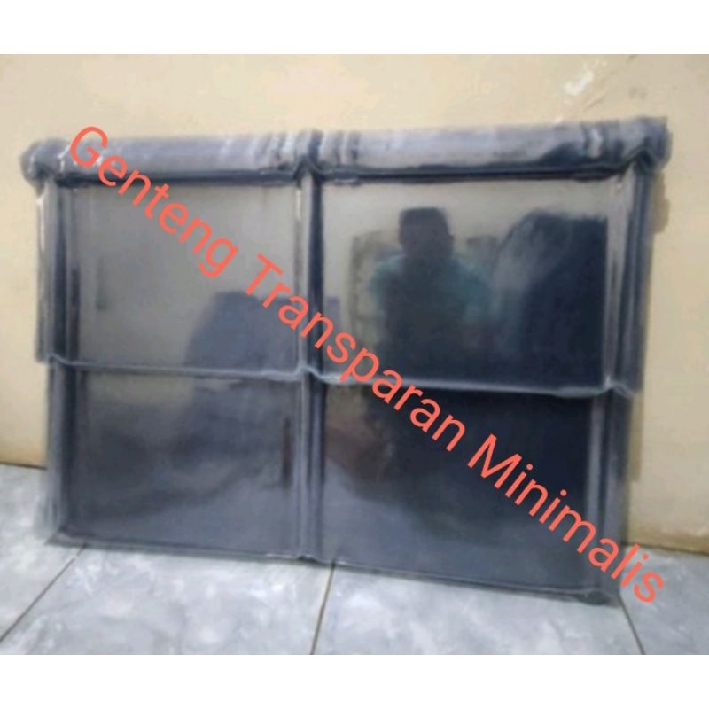 GENTENG METAL TRANSPARAN MINIMALIS 2x2 Pvc Murni
