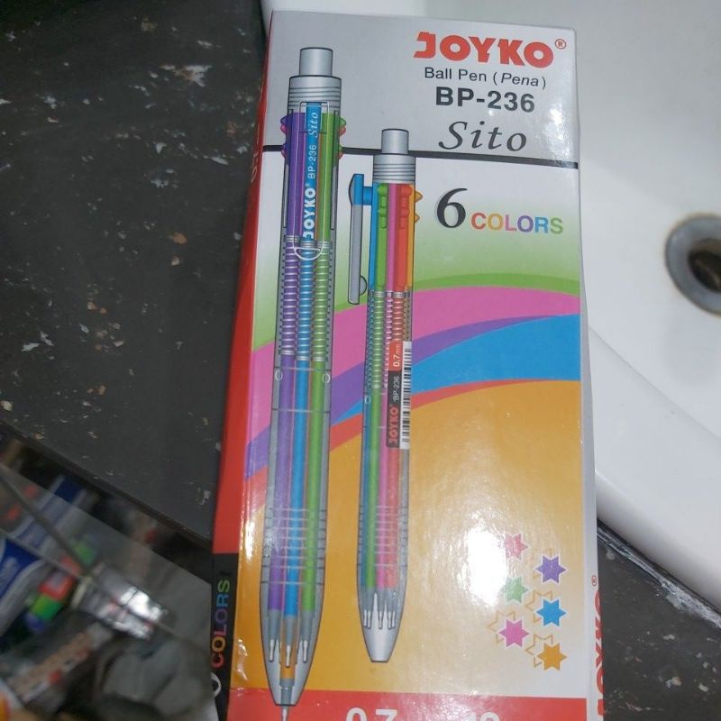 

Pulpen 6warna Trifelo