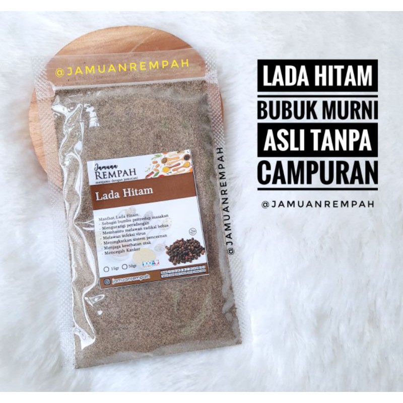 

Lada Hitam Bubuk Murni / Black Pepper Powder