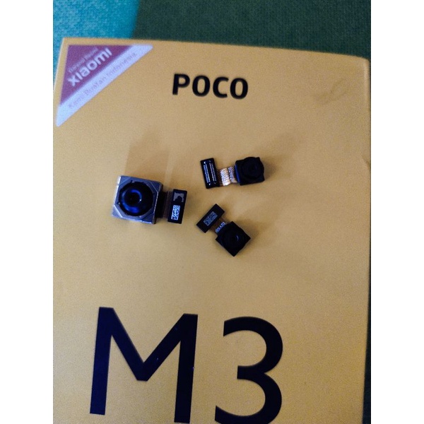 kamera belakang set poco m3 ori copotan cabutan