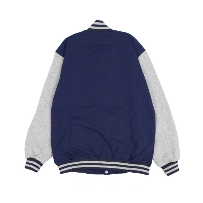 Jaket sweater Baseball Varsity Polos Pria dan wanita